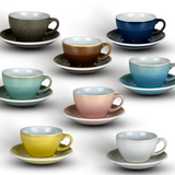 8oz Loveramics Egg Style Cup & Saucer