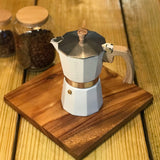 Grosche White MILANO Stovetop Espresso Maker