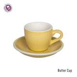 2.7oz Loveramics Egg Style Cup & Saucer