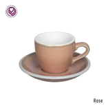 2.7oz Loveramics Egg Style Cup & Saucer