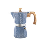 Grosche Blue MILANO STONE Stovetop Espresso Maker